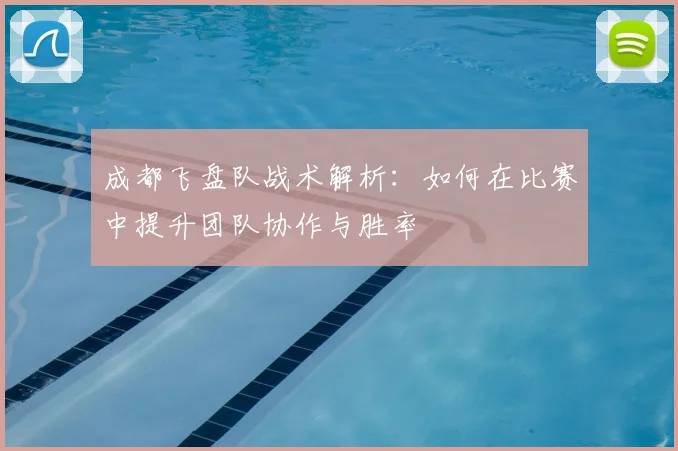 成都飞盘队战术解析：如何在比赛中提升团队协作与胜率