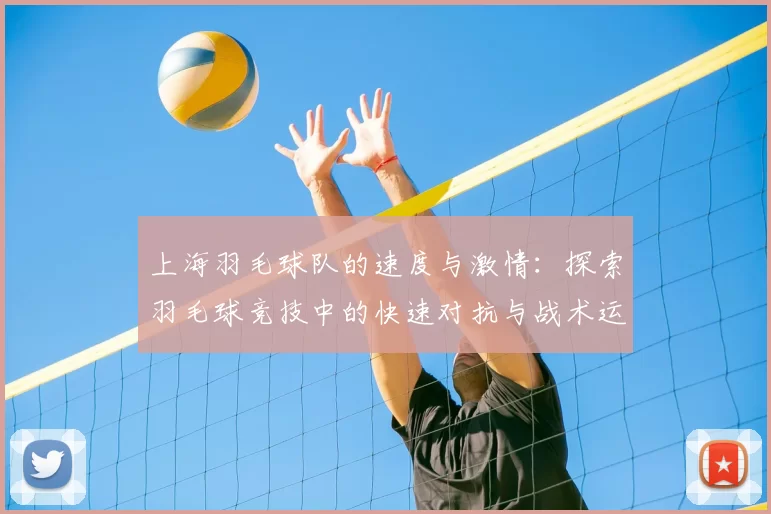 上海羽毛球队的速度与激情：探索羽毛球竞技中的快速对抗与战术运用