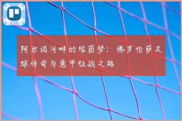 阿尔诺河畔的绿茵梦：佛罗伦萨足球传奇与意甲征战之路